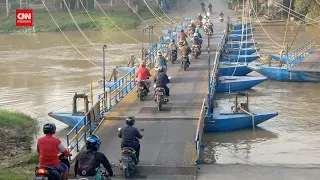 Viral Jembatan Perahu Beromzet Puluhan Juta Per hari