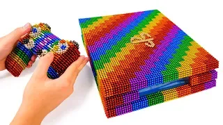 DIY - Build Amazing PS4 Game Console Model With Magnetic Balls (Satisfying) - Magnet Balls