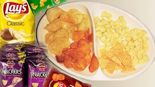 ASMR Filling Platter With Chips  | Lays l Wavy | Cheetos | Snackers l Sam Snacks ASMR.