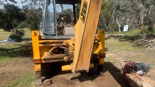 JCB 3CX stabiliser seal repairs DIY