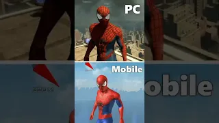 The Amazing Spider Man 2 PC vs Mobile #shorts