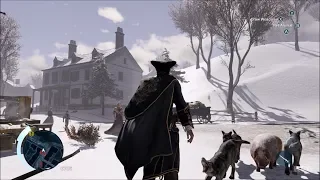 Assassin's Creed 3 Remastered - Boston (Winter) - Free Roam Gameplay HD