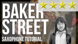 How to play Baker Street by Gerry Rafferty on Alto Sax (Tutorial)