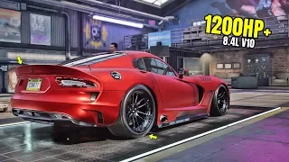 Need for Speed Heat Gameplay - 1200HP+ SRT VIPER GTS Customization | Max Build 400+