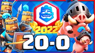 FLAWLESS 20-0 in 20 WIN CHALLENGE! - CLASH ROYALE