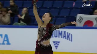 Chaeyeon KIM KOR Free Skate 2022 Finlandia Trophy