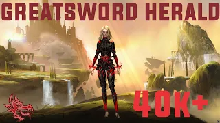 THE NEW GREATSWORD HERALD! | NEW EASY MODE GUIDE 2023 | Guild Wars 2 | INSANE BOONS, INSANE DAMAGE!