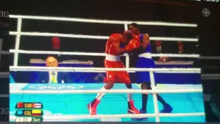 YURBERJEN MARTINEZ OF #COLOMBIA WINS BY SD VS JOAHNYS ARGILAGOS OF #CUBA,49KG-107.8LBS #RioOlympics