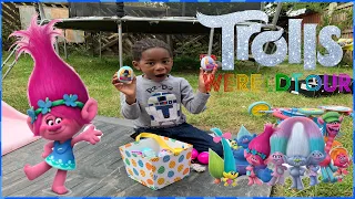 TROLLS WORLD TOUR MOVIE TOYS EASTER EGG HUNT 2020