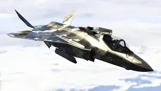 GTA 5 Online / F-160 Raiju ground target🎯