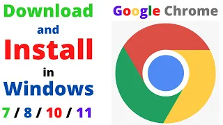 How to Download and Install Google Chrome in Laptop Windows 10/11 |Google Chrome Kaise Download Kare