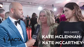 Kate McLennan and Kate McCartney on the Red Carpet | 2024 AACTA Awards