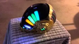 Daft punk guy manuel full led helmet