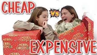 CHEAP VS EXPENSIVE CHRISTMAS PRESENTS 🎁 CHALLENGE | SISTER FOREVER