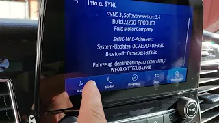 sync3 auf Version 3.4 hat hingehauen