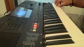 L’amour toujours - cover - yamaha psr e463