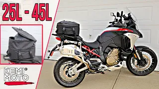 KEMIMOTO Motorcycle Tail Bag On My Multistrada V4 Rally