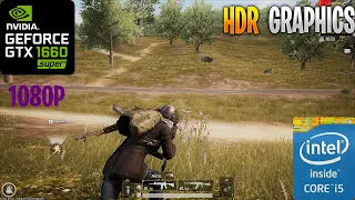 PUBG MOBILE HDR GRAPHICS - GTX 1660 Super 6GB + i5 10400F (1080p)