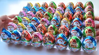 Kinder Surprise Christmas 2023 - 2024 "Applaydu" - Big Unpacking of Eggs!