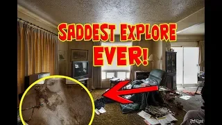 Exploring The Saddest Abandoned Time Capsule House (SHE DIED HERE)
