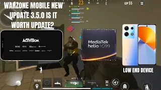 Warzone mobile New Update 3.5.0 is it worth on low end device | INFINIX NOTE 30 | MEDIATEK HELIO G99