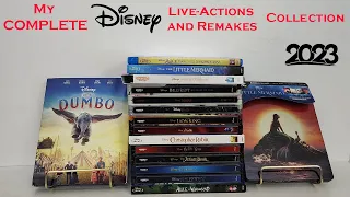 My COMPLETE Disney Live-Actions and Remakes Collection 2023 (Blu Ray, 4K, SteelBooks)