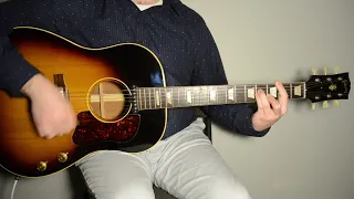 The Beatles - I Feel Fine - Rhythm Guitar - Gibson J-160E
