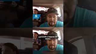 "Se me olvidó": taxista no se da cuenta que lleva a pasajera y llega a su casa 😆 #shorts