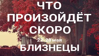 БЛИЗНЕЦЫ🍀 Прогноз на неделю (22-28 мая 2023). Расклад от ТАТЬЯНЫ КЛЕВЕР. Клевер таро.