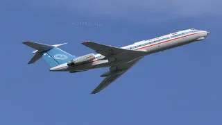 Ту-134 RA-65726 Космос Домодедово 2016 DME
