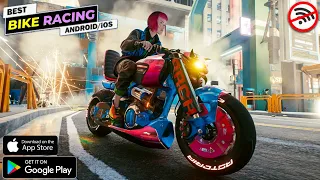 Top 5 Best Bike Racing Games For Android & iOS 2021⚡High Graphics Motorcycle Bike Racing Games 2021