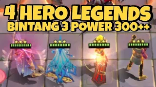 MOMENT HOKI VALE 2 DAPET 4 HERO LEGENDS BINTANG 3 POWER 323 GILAAA !! MAGIC CHESS