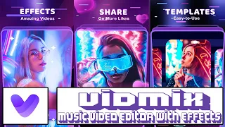 Vidmix - Music Video Editor with Effects 🔥Free Download🔥Tutorial On Android App | Easy Guide