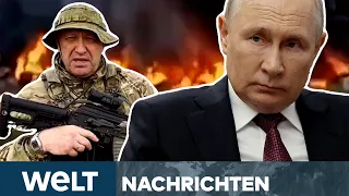 JEWGENI PRIGOSCHIN: Jetzt bricht Russlands Präsident Wladimir Putin sein Schweigen! | WELT Stream