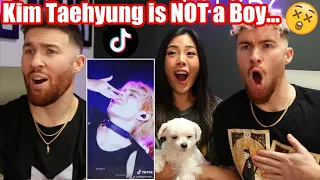 Kim Taehyung is NOT a Boy... TAEHYUNG TIKTOK EDIT REACTION 🔥🥵