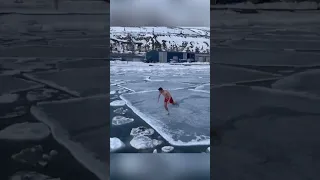 Would you swim in freezing water?