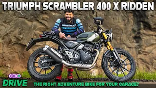 Triumph Scrambler 400 X First Ride Review | Triumph-Bajaj’s India-focused Bike