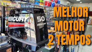 MERCURY 50 EHO - MELHOR MOTOR 2 TEMPOS !!!