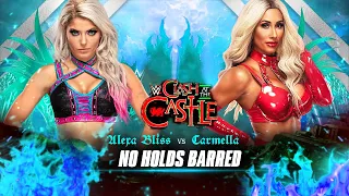 WWE 2K24 - Alexa Bliss vs Carmella | No Holds Barred | Clash at the Castle