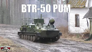 BTR-50 PUM Tracked Combat Vehicle Combat Show - Panssarimuseo Kevätsawutus 2018  First Show