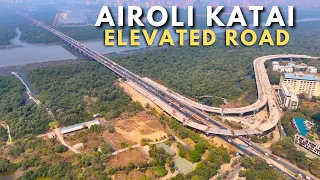 Airoli Katai Naka Freeway Progress | February 2024 | Dombivali To Airoli In 30 Minutes!