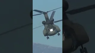 Hellenic Army Aviation Chinook Head on....!!!