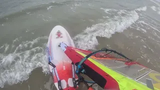 Windsurfing Terschelling, Speedlagoon  Starboard Slalom One, NP EVO 7 6.4m2