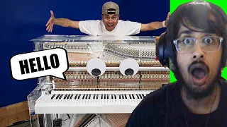 Reacting To Mark Rober This Piano Speaks English