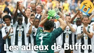 La sortie plein d'émotion de Buffon sous l'ovation de tout le stade.Respect