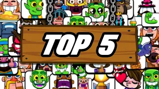 TOP 5: Emotes in Clash Royale