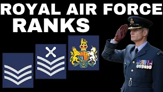 ROYAL AIR FORCE RANKS - UPDATED