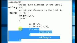 Odd or Even Elements in the List using Prolog