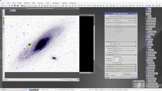Pixinsight image processing - noise reduction using a linear mask. (Astrophotography)