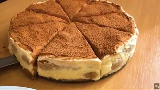 Готовим самый Легкий, ВОЗДУШНЫЙ, красивый ТОРТ ТИРАМИСУ! Cake Tiramisu